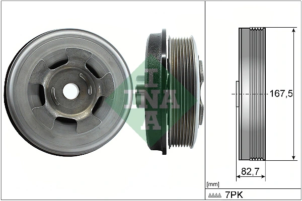 Belt Pulley, crankshaft